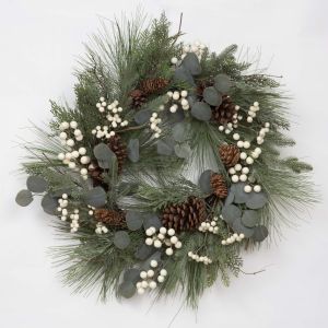 Snowberry & Cone Wreath
