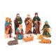 Set of 10 Resin Nativity Figures