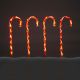 LED Candy Canes Red, Garden Stake Lights