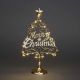 B/O Merry Xmas Tree Gold Bells - Large