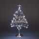 B/O Merry Xmas Tree Silver Bells - Large
