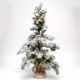 B/O Pre-Lit Frosted Fir Novelty Trees