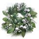 Silver Berry & Bauble Wreath