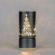 LED Silver Glass Vase / Xmas Tree