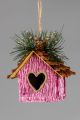 Pink Heart Birdhouse
