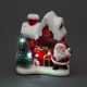 B/O LED Ceramic House/Santa
