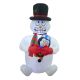 LED Inflatable Shivering Snowman