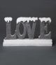 Grey Foam Love Sign