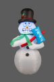 Inflatable Shivering Snowman