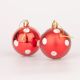 Luxury Baubles Red/White Spots