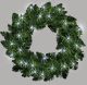 B/O Prelit Green Imperial Pine W Wreath-55cm 