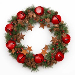 Jingle Bell Wreath with Red Bells