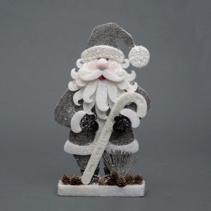 Silver Foam Santa